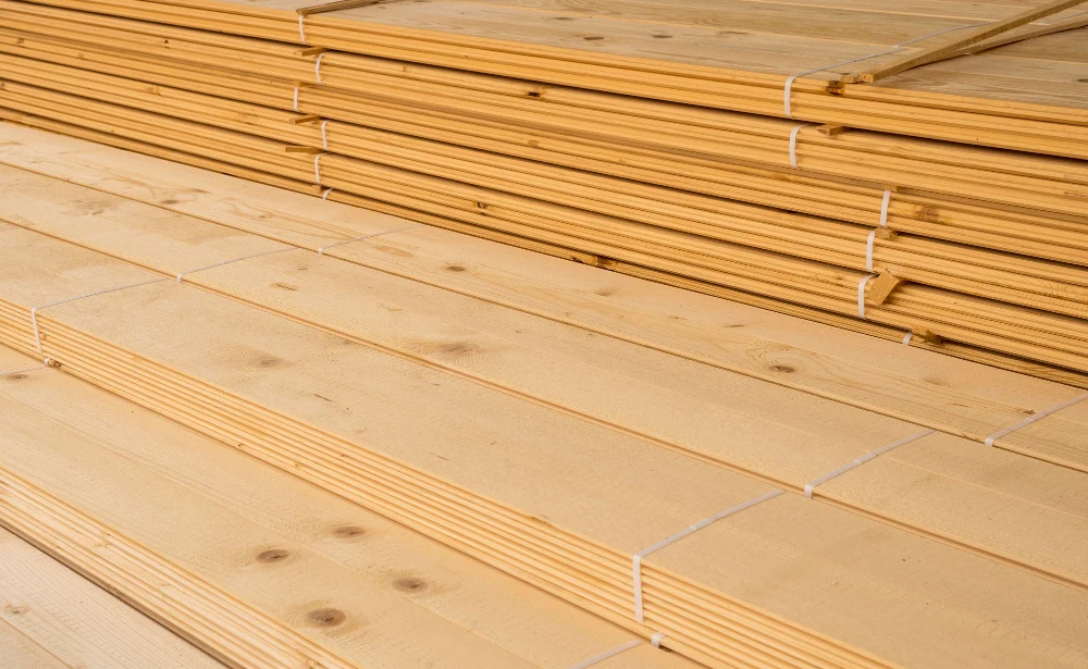 Wood planks for construction