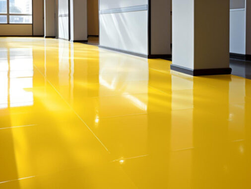 yellow floor